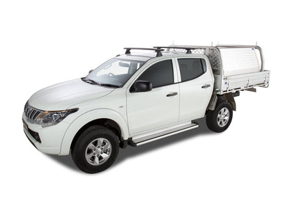 Kit 2 barres de toit Sportz 1260mm Mitsubishi L200 Double & Extra Cab 2015-2024 - RHINO-RACK - Mitsubishi L200 2015-2019