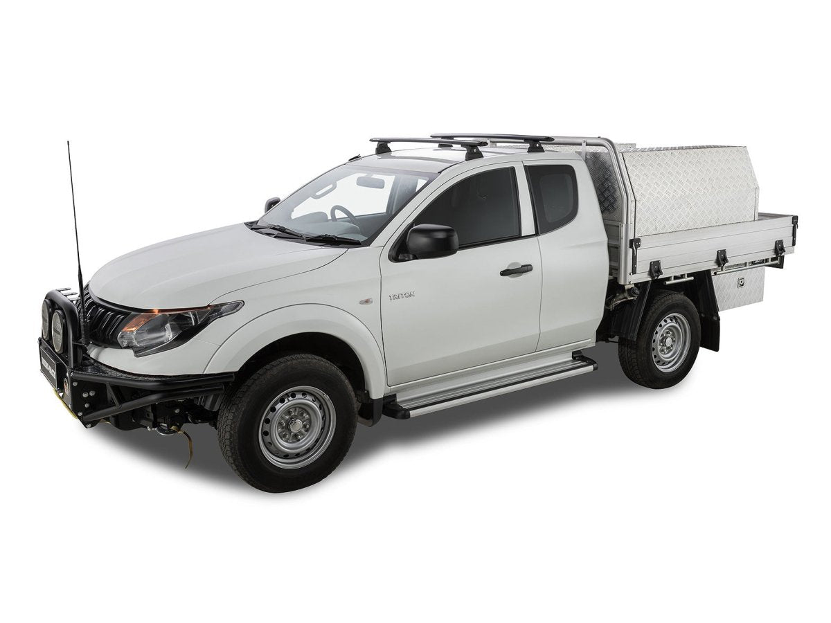 Kit 2 barres de toit Sportz 1260mm Mitsubishi L200 Double & Extra Cab 2015-2024 - RHINO-RACK - Mitsubishi L200 2015-2019