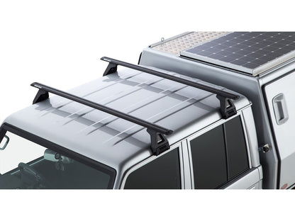 Kit 2 barres de toit Sportz 1500mm Toyota Land Cruiser HZJ79 GRJ79 double cab - RHINO-RACK - Toyota Land Cruiser 78/79