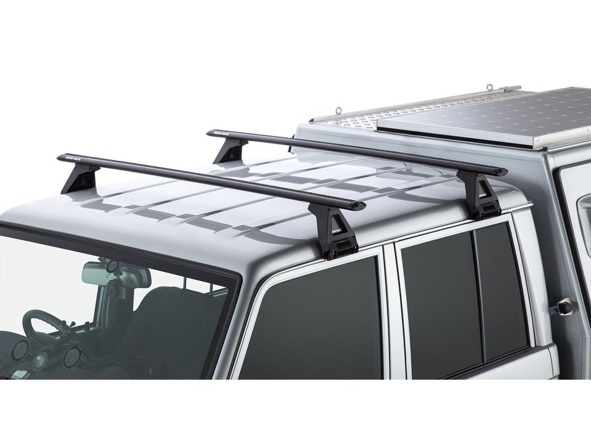 Kit 2 barres de toit Sportz 1500mm Toyota Land Cruiser HZJ79 GRJ79 double cab - RHINO-RACK - Toyota Land Cruiser 78/79