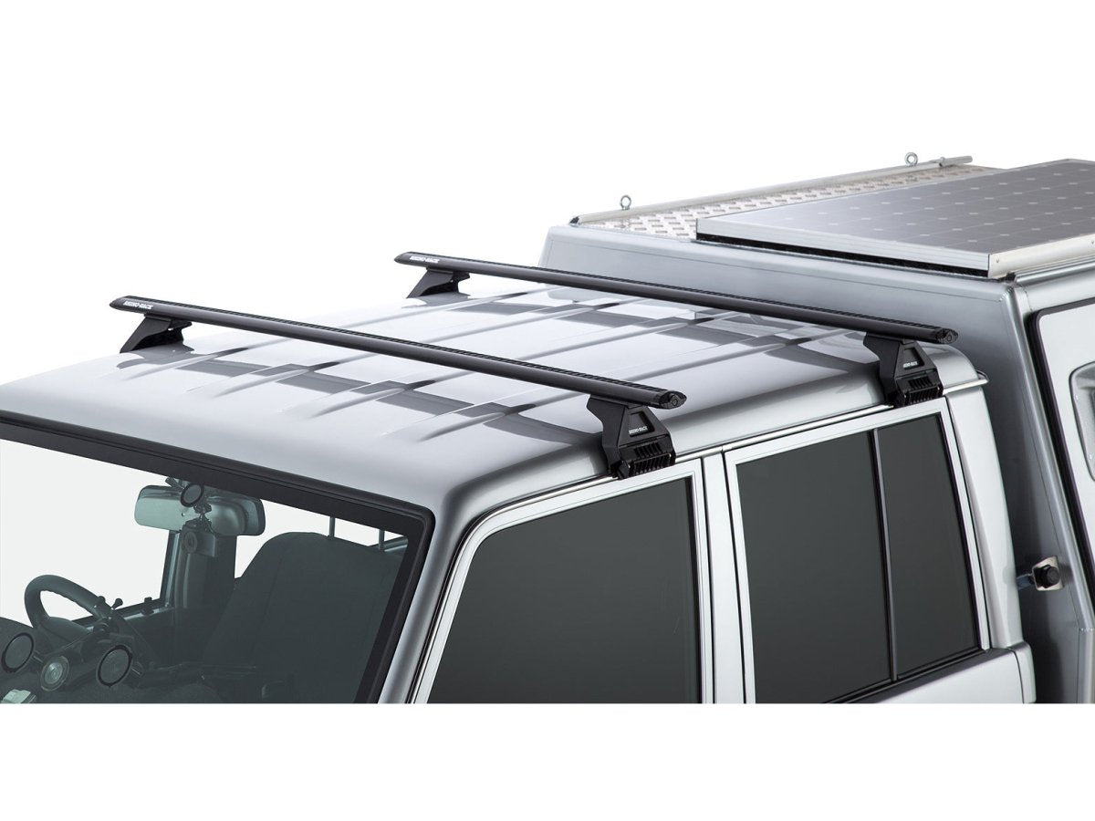 Kit 2 barres de toit Sportz 1500mm Toyota Land Cruiser HZJ79 GRJ79 double cab - RHINO-RACK - Toyota Land Cruiser 78/79