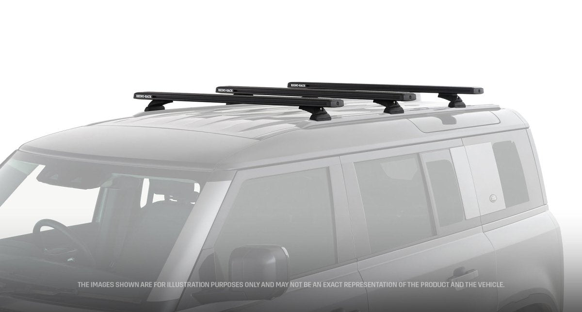 Kit 3 barres de toit 1260 mm système Reconn-Deck Land Rover Defender II 110 L663 2020+ - RHINO-RACK - Defender 110