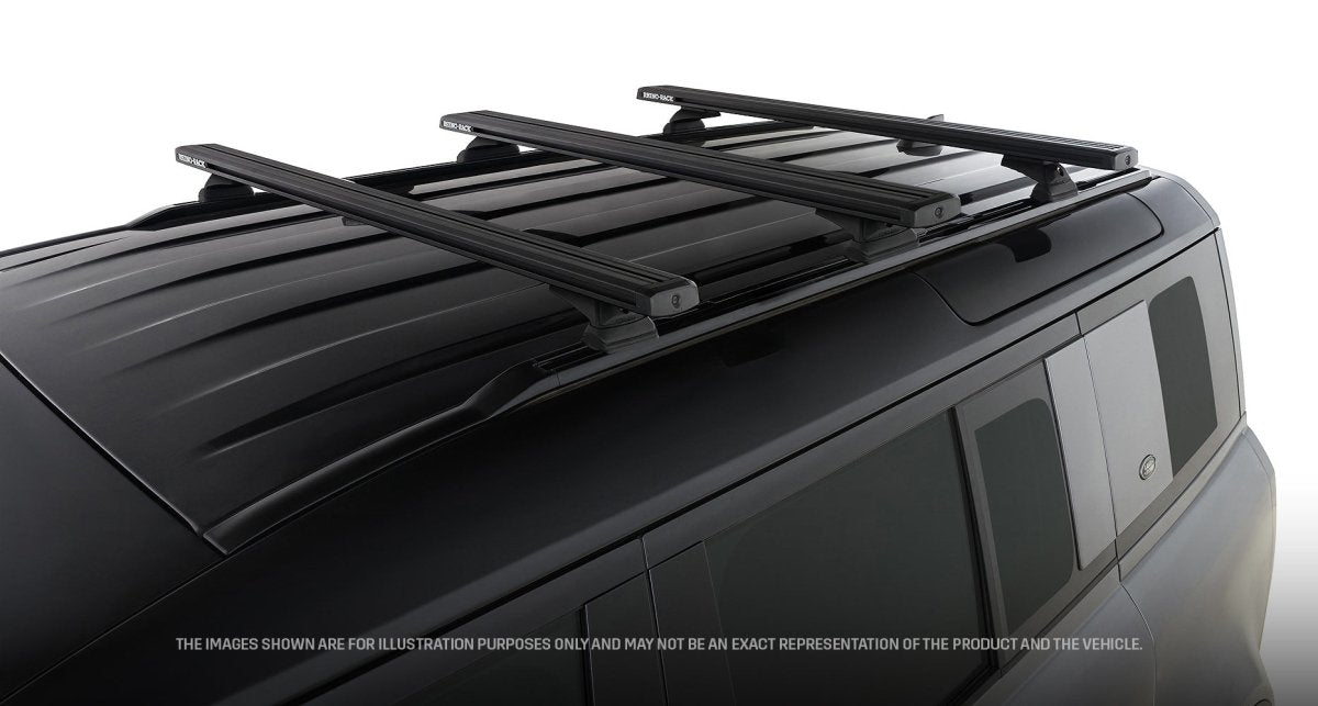 Kit 3 barres de toit 1260 mm système Reconn-Deck Land Rover Defender II 110 L663 2020+ - RHINO-RACK - Defender 110