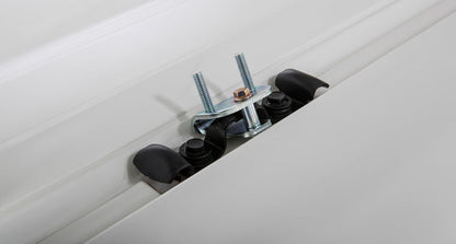 Kit 3 barres de toit noire 1650mm Heavy Duty avec pieds RCH Toyota Hiace Gen VI 2019+ - RHINO-RACK -