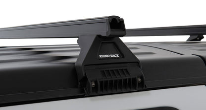 Kit 3 barres de toit noire Heavy Duty 1500mm avec pieds RL110 Jeep Wrangler JL 2019+ - RHINO-RACK - Jeep JL