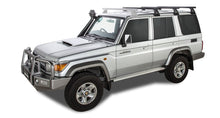 Kit 3 barres de toit noire Heavy Duty 1500mm avec pieds RL150 Toyota Land Cruiser série 76 2007+ - RHINO-RACK - Toyota 70 Series