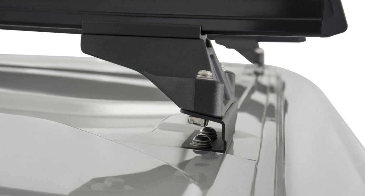 Kit 3 barres de toit noire Heavy Duty avec pieds RLTP Ford Transit Custom 2014+ - RHINO-RACK -