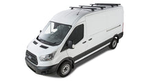 Kit 4 barres de toit noire Heavy Duty 1800mm avce pieds RLTP Ford Transit 2014+ - RHINO-RACK -
