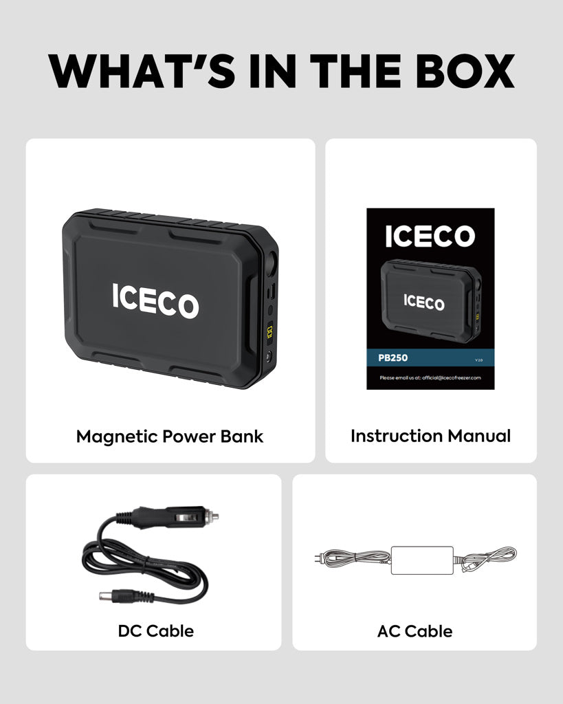 Batterie Portable ICECO Magnetic 250Wh | Spécial Frigo & Tech - BYD Shark 2024+
