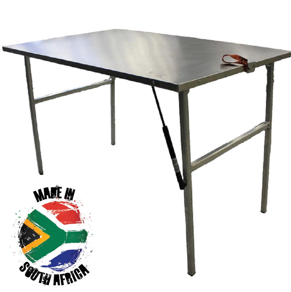 Table Alu-Cab Aluminium | Robuste & Montage Rapide Camping - BYD Shark 2024+