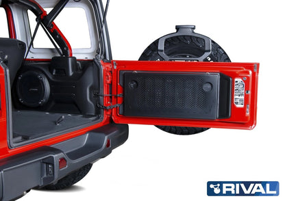 Table Pliante sur Porte Arriere Jeep Wrangler JL - Rival 4x4 - BYD Shark 2024+