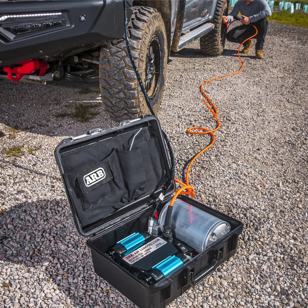 Compresseur double ARB 12/24V malette 174L/min avec reserve - BYD Shark 2024+