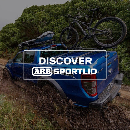 Couvre benne coffre - Sportlid V ARB + système de rails - Ford Ranger Raptor 2023+ - Ford Ranger PHEV 2025+