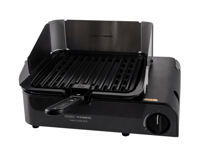 Barbecue à gaz compact avec plaque Cadac Van Cook FFD BBQ Plate - BYD Shark 2024+