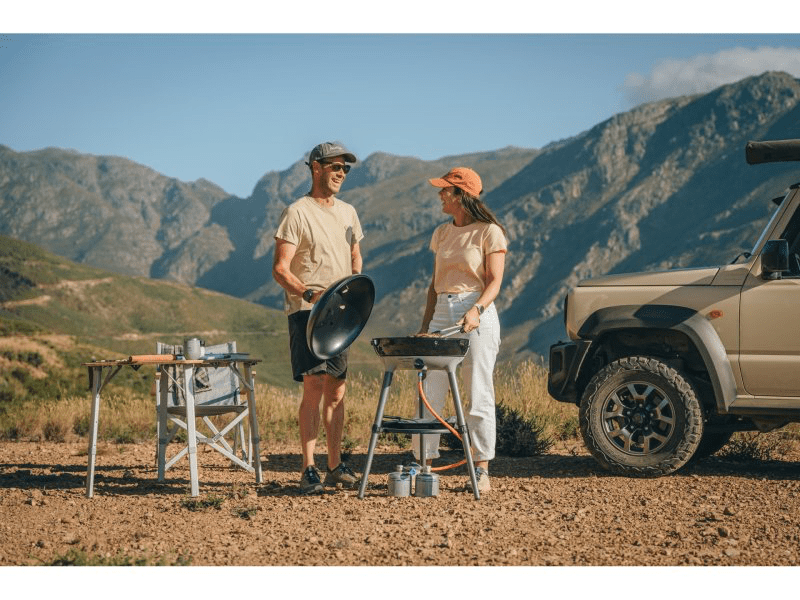 Barbecue gaz Cadac Carri Chef 50 BBQ 2 Plancha - BYD Shark 2024+
