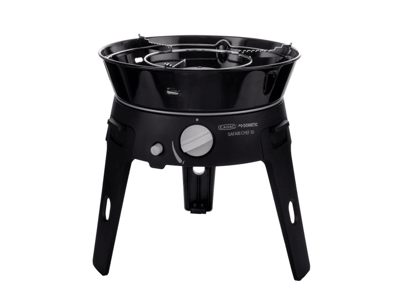 Barbecue gaz compact 4 en 1 Cadac Safari Chef 30 HP Deluxe - BYD Shark 2024+