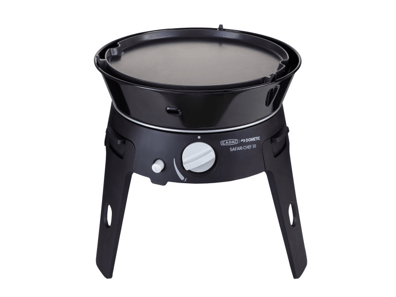 Barbecue gaz compact 4 en 1 Cadac Safari Chef 30 HP Deluxe - BYD Shark 2024+