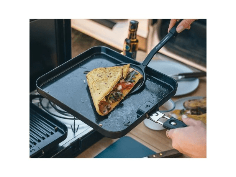 Plaque de cuisson lisse Cadac 2 Cook avec poignée amovible - BYD Shark 2024+