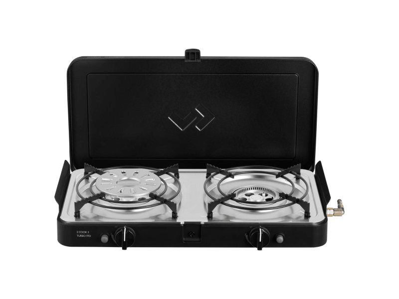 Réchaud portable à gaz 2 brûleur Cadac 2 cook turbo FFD Deluxe - BYD Shark 2024+