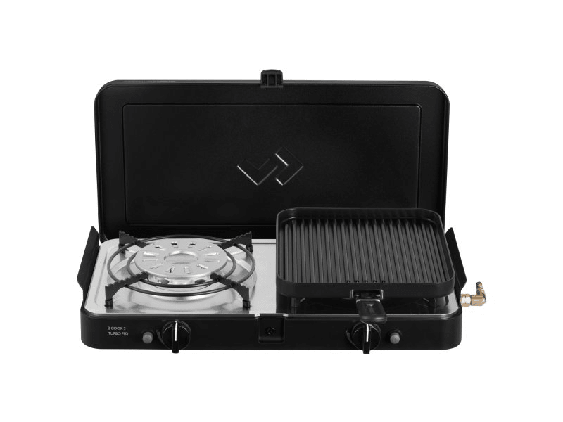 Réchaud portable à gaz 2 brûleur Cadac 2 cook turbo FFD Deluxe - BYD Shark 2024+