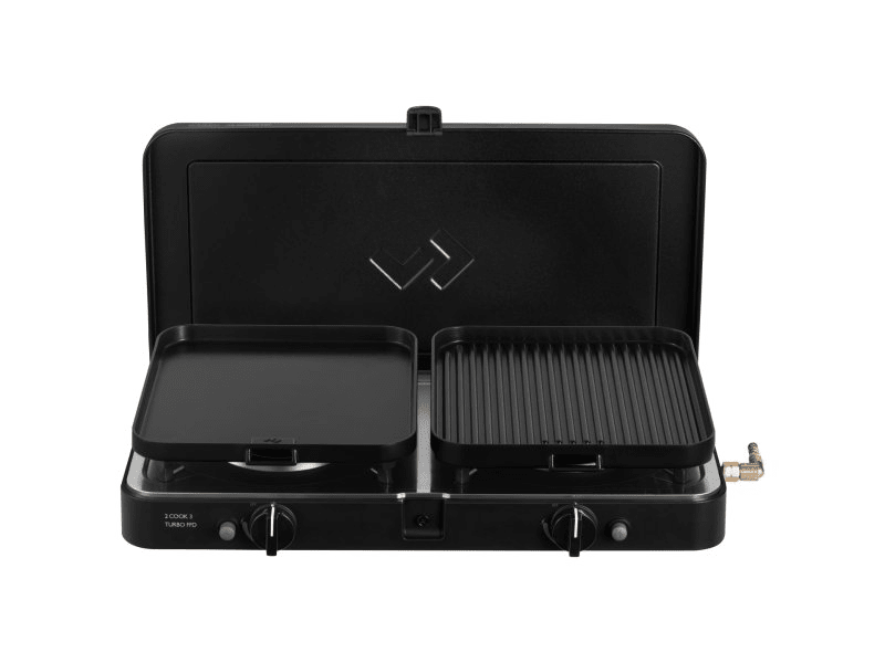 Réchaud portable à gaz 2 brûleur Cadac 2 cook turbo FFD Deluxe - BYD Shark 2024+