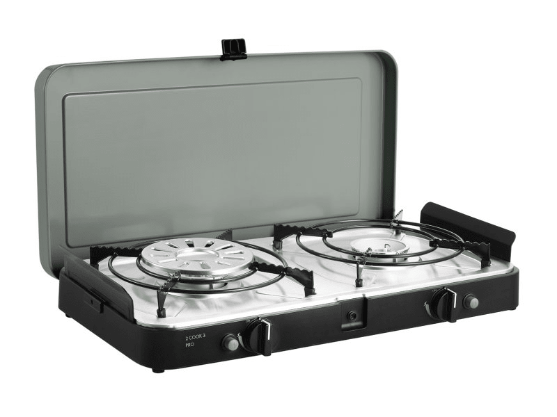 Réchaud portable à gaz 2 brûleurs Cadac 2 Cook 3 Pro Deluxe - BYD Shark 2024+