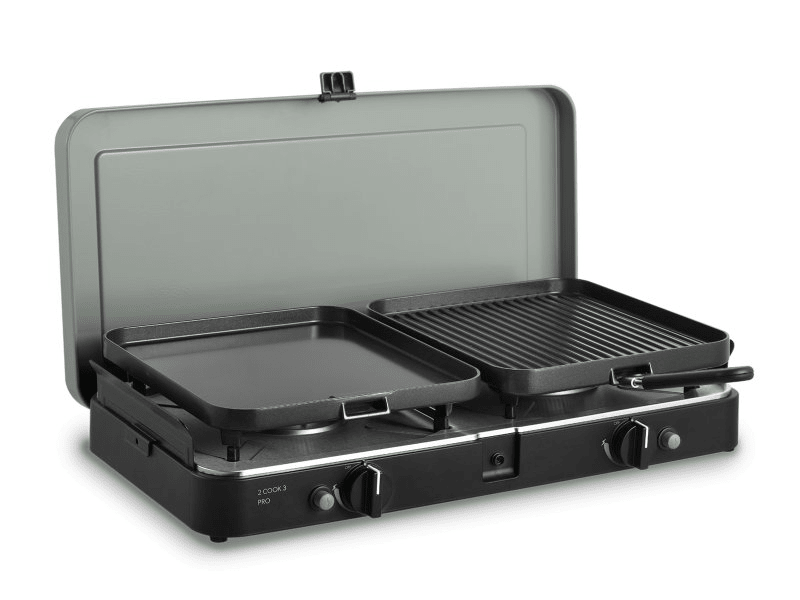 Réchaud portable à gaz 2 brûleurs Cadac 2 Cook 3 Pro Deluxe - BYD Shark 2024+