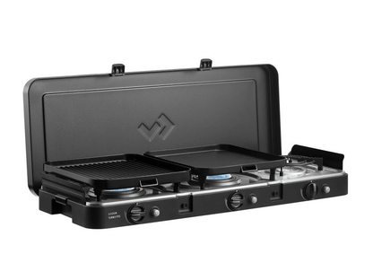 Réchaud portable à gaz 3 brûleur Cadac 3 cook turbo FFD Deluxe - BYD Shark 2024+