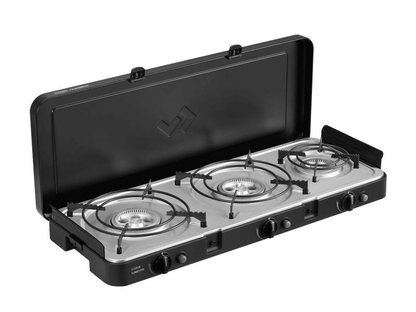 Réchaud portable à gaz 3 brûleur Cadac 3 cook turbo FFD Deluxe - BYD Shark 2024+