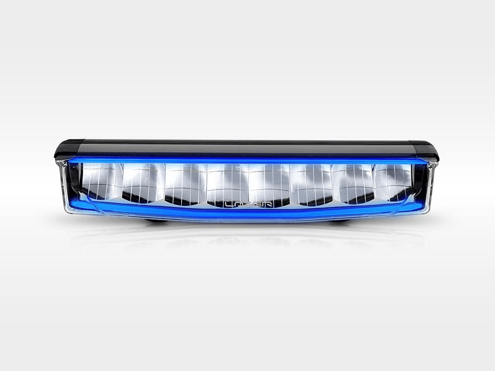 Barre LED LAZER LAMPS AIR-55 avec feu de position bleu - BYD Shark 2024+