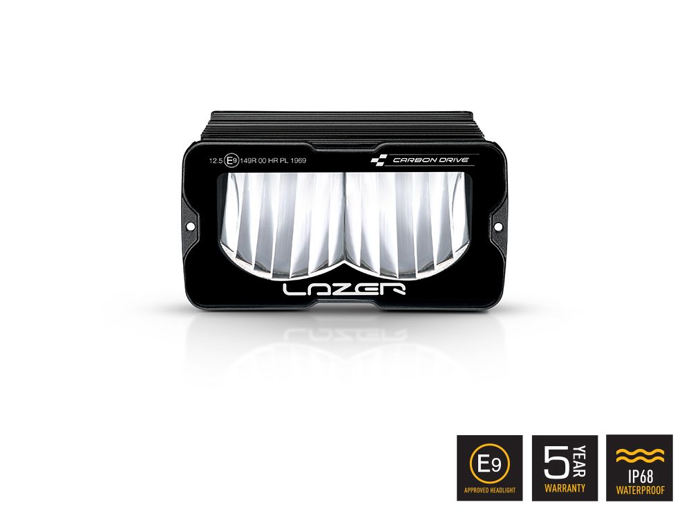 LAZER LAMPS Carbon-2 Conduite Mode Jaune — Phare LED Compact 3120 lm - BYD Shark 2024+