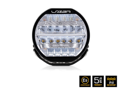 LAZER LAMPS Sentinel 9'' Chrome - Support Slim — Phare Additionnel LED - BYD Shark 2024+