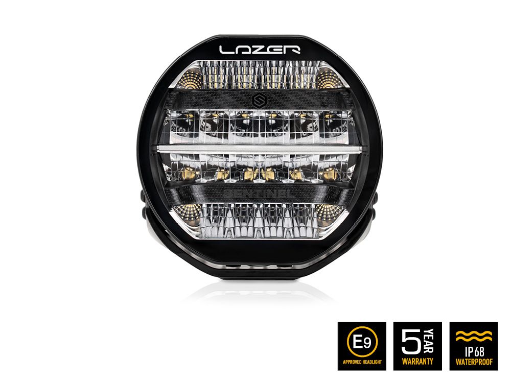 LAZER LAMPS Sentinel 9''- Support Slim — Phare Additionnel LED 9520 lm - BYD Shark 2024+