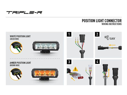 LAZER LAMPS Triple-R 750 Balise — Phare Rond LED 5400 lm - BYD Shark 2024+