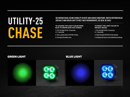 LAZER LAMPS Utility-25 Chase — Phare de Travail LED - BYD Shark 2024+