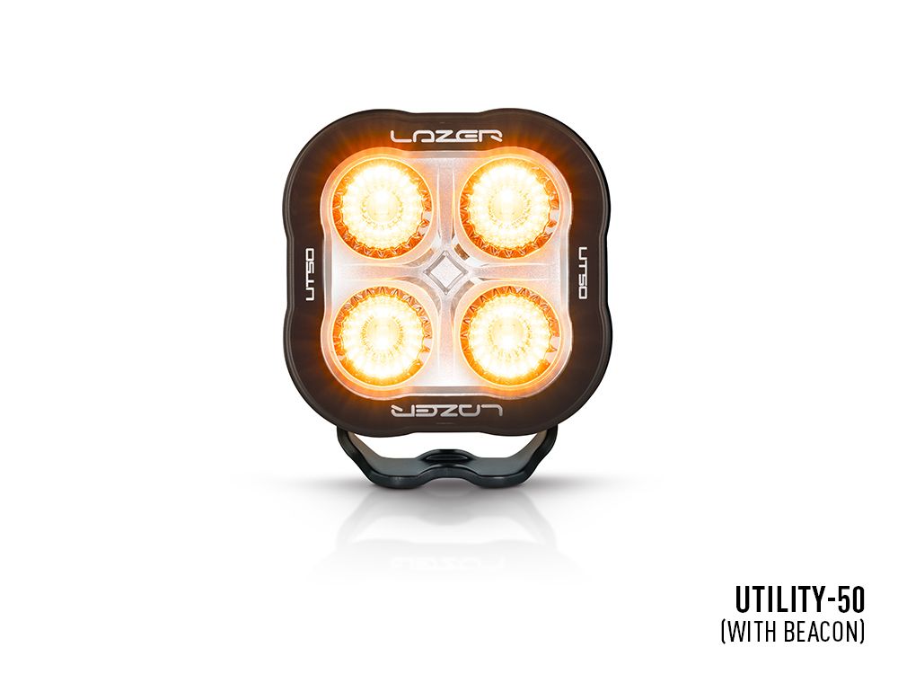LAZER LAMPS Utility-50 Balise — Phare de Travail LED 5000 lm - BYD Shark 2024+