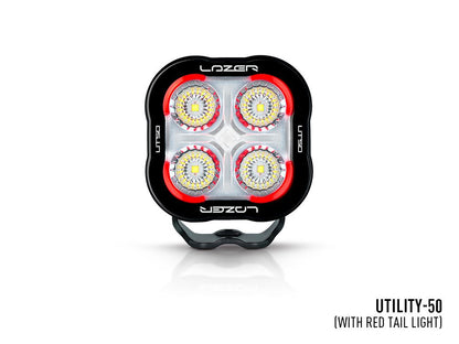LAZER LAMPS Utility-50 Feu Arrière Rouge — Phare de Travail LED - BYD Shark 2024+