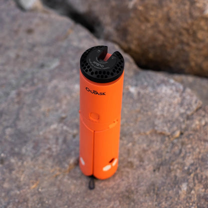OuTask Lampe Télescopique LED Outdoor 720° - Orange - BYD Shark 2024+