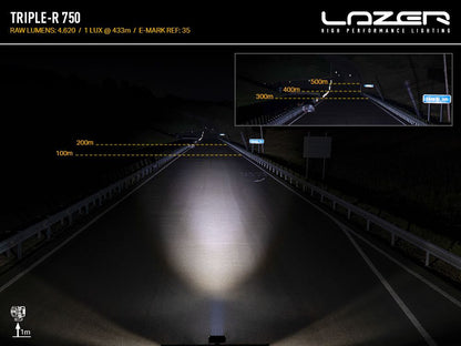 Phare LED LAZER LAMPS Triple-R 750 Gen2 - Éclairage Longue Portée 4x4 - BYD Shark 2024+
