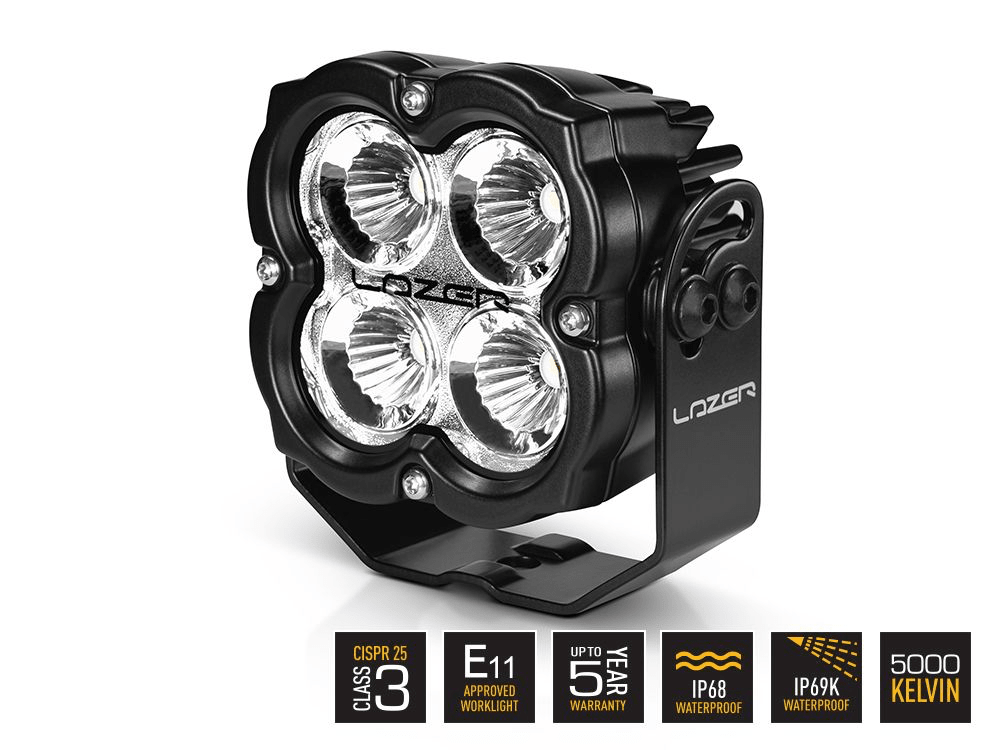 Spot à LED LAZER LAMPS Utility 80 (Slim) - Homologué ADR - BYD Shark 2024+