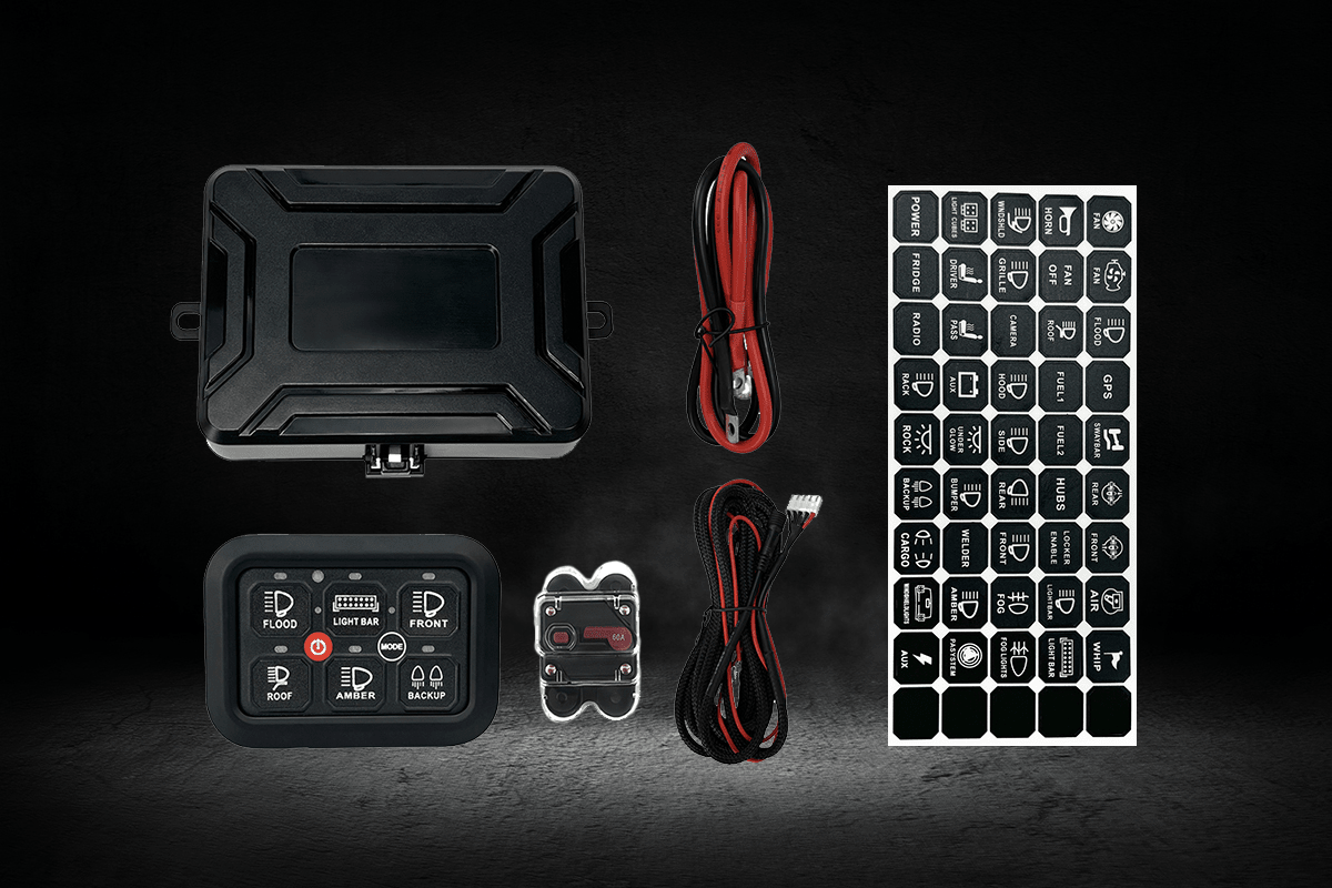 Switch Panel Lumidrive 12V : Centralisez l'Électricité de Votre 4x4 - BYD Shark 2024+