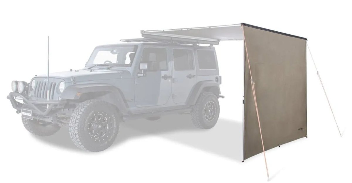 Extension d'auvent - Paroi droite pour store Batwing / Sunseeker 2.5 - RHINO-RACK - Dacia Duster 2010-2023