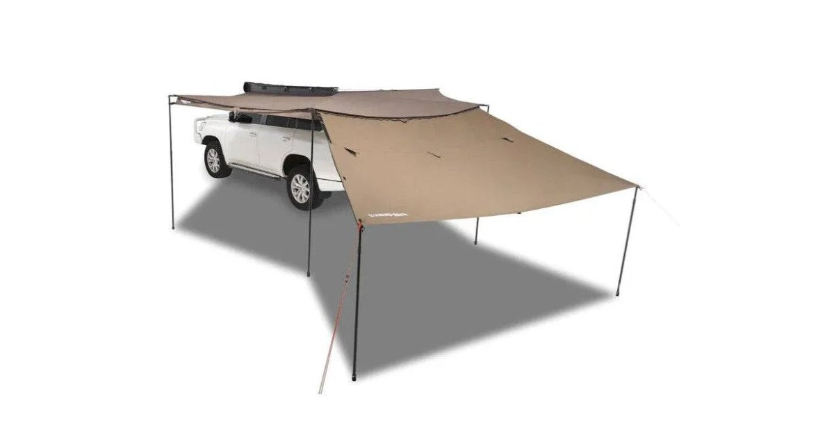 Paroi/mur trapézoïdale - Auvent Batwing/Sunseeker - RHINO-RACK - Dacia Duster 2010-2023
