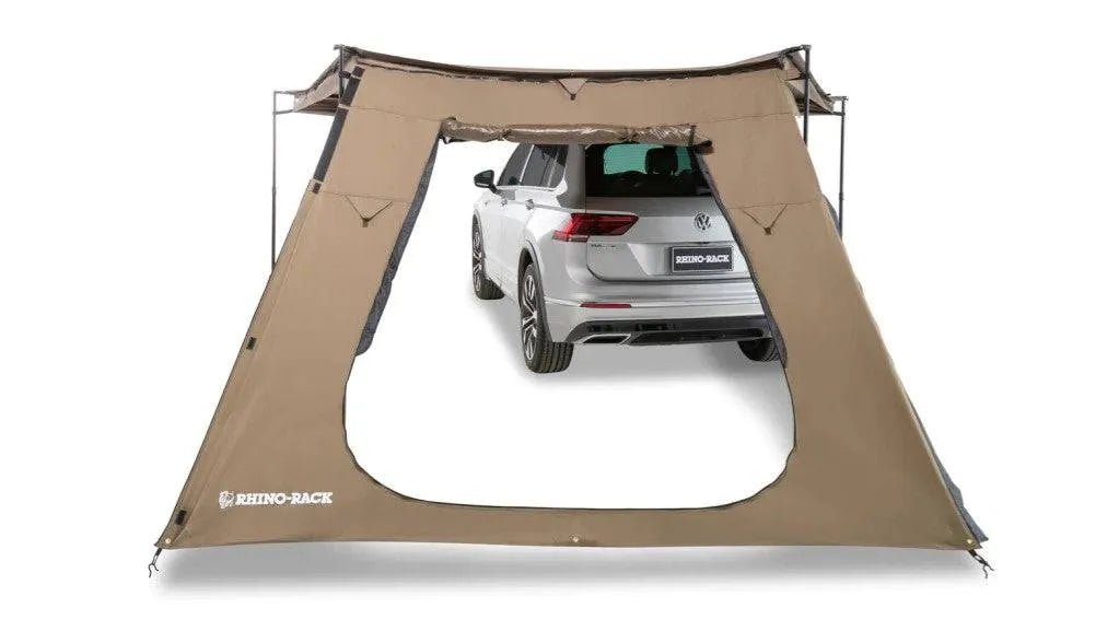 Paroi/mur trapézoïdale avec Porte - Auvent Batwing Compact - RHINO-RACK - Dacia Duster 2010-2023