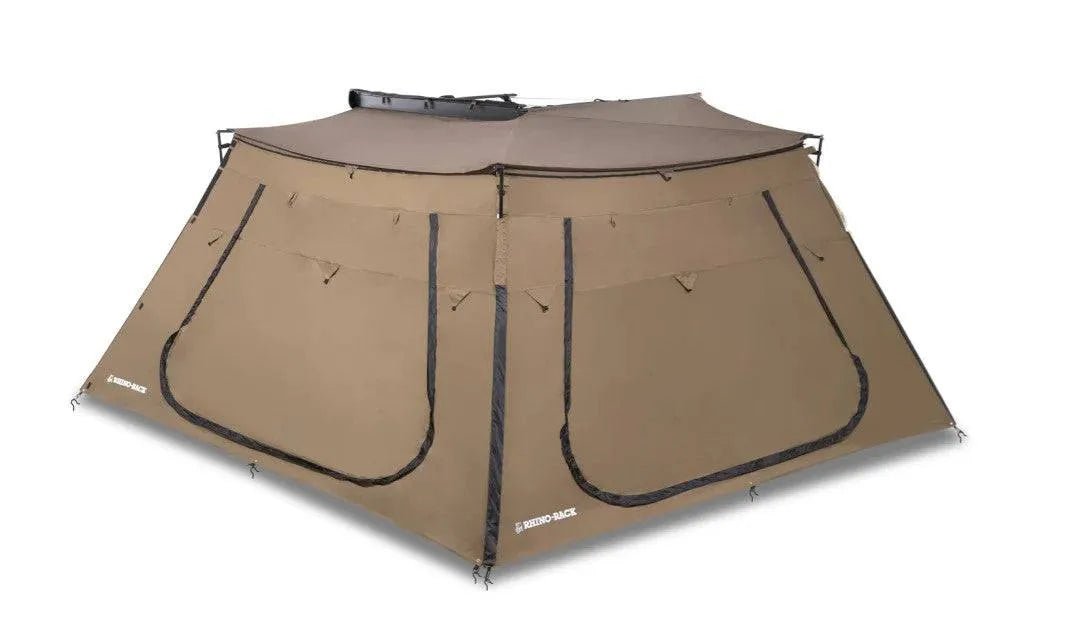 Paroi/mur trapézoïdale avec Porte - Auvent Batwing Compact - RHINO-RACK - Dacia Duster 2010-2023