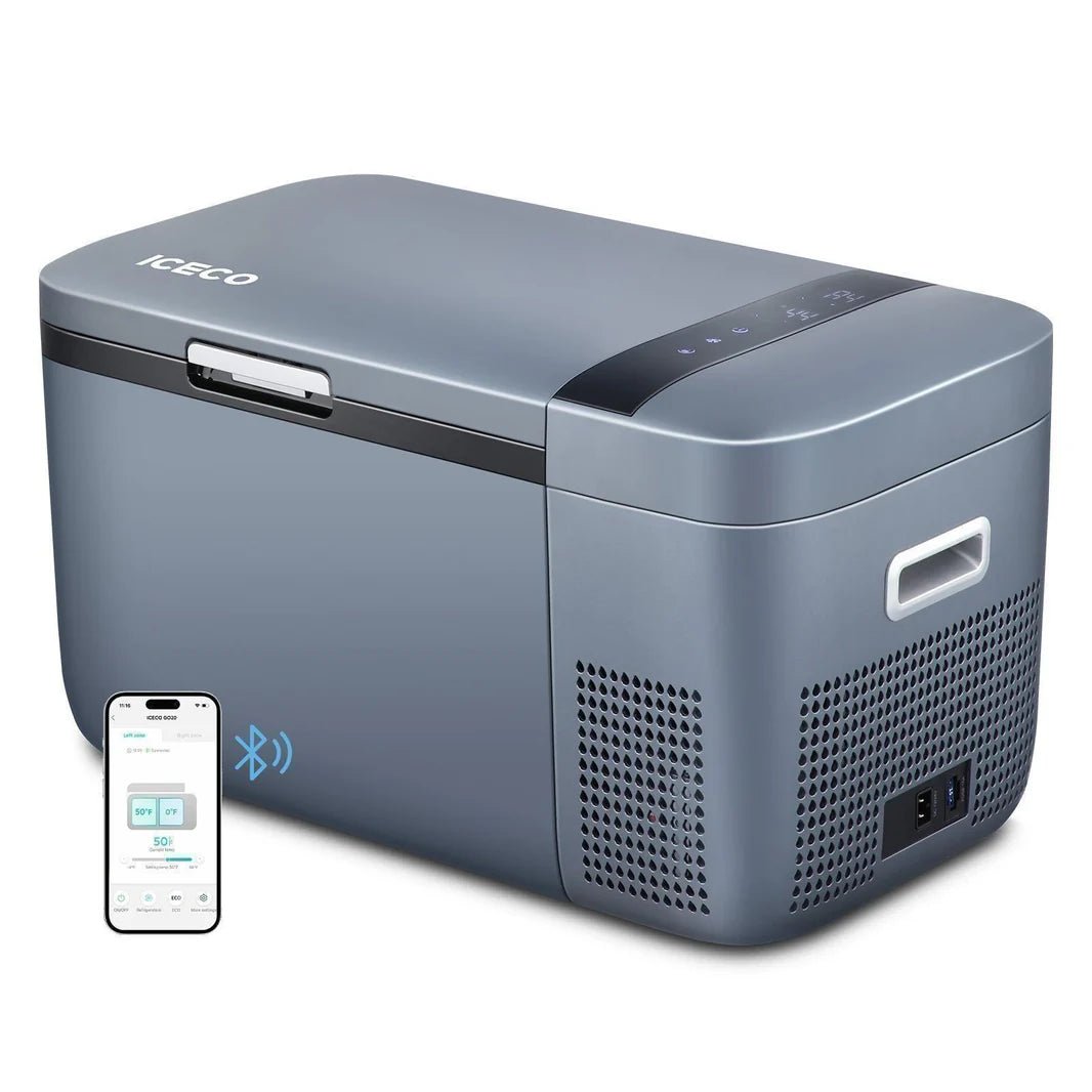 Frigo Congélateur ICECO GO20 Dual-Zone Gris – L'autonomie 4x4 - BYD Shark 2024+