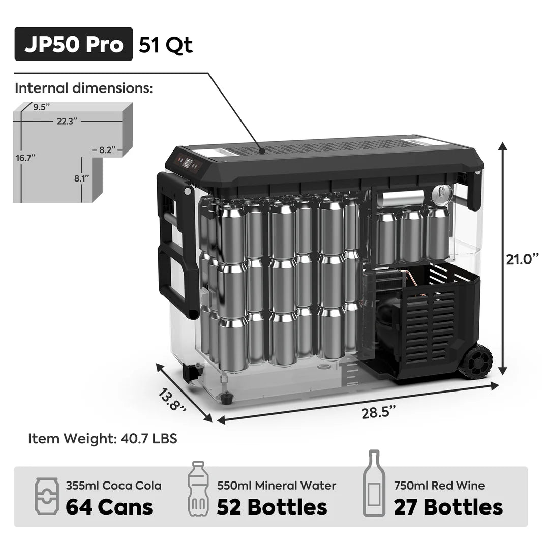 Glacière Compresseur ICECO JP50 PROS 50L – Frigo/Freezer Off-Road - BYD Shark 2024+