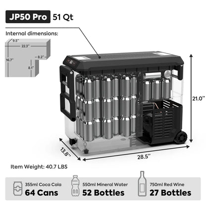 Glacière Compresseur ICECO JP50 PROS 50L – Frigo/Freezer Off-Road - BYD Shark 2024+
