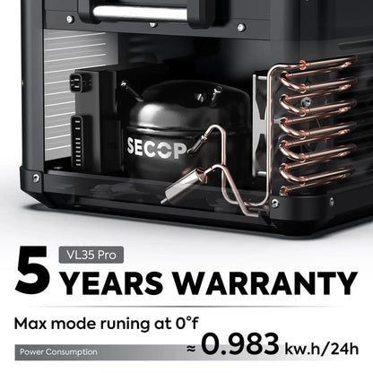 Glacière Compression ICECO VL35ProS 35L Portable pour 4x4 OffRoad - BYD Shark 2024+