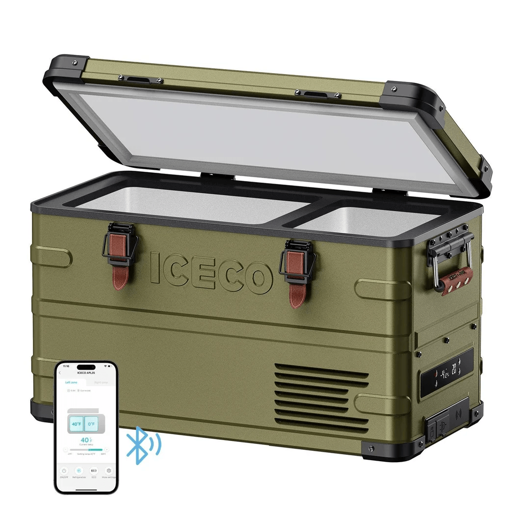 ICECO × Jeep® APL35 Limited Edition – Réfrigérateur Congélateur 12V Dual Zone 35L en Aluminium - BYD Shark 2024+